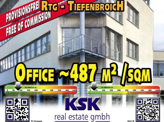 487 m² moderne Bürofläche - 487 sqm modern office space