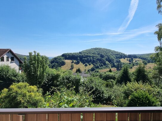 helle Wohnung mit Fernblick in schöner Lage des Harzes