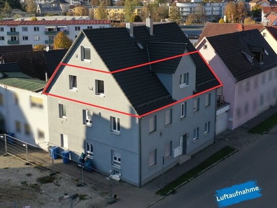 Zentrumsnah! Dachgeschosswohnung mit Garten, 2min von der Hochschule