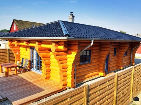 Ihr neues (Urlaubs-) Domizil - einladendes Holzblockhaus im Norden von Fehmarn