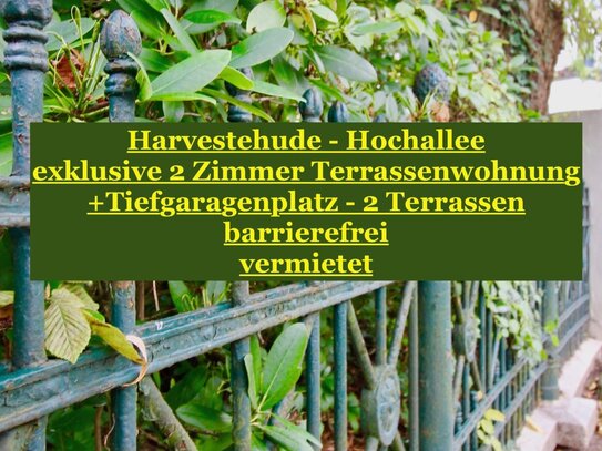 Harvestehude - Luxus 2 Zimmer Apartment - barrierefrei - 1 Tiefgaragenplatz - vermietet - in eleganter Wohnanlage