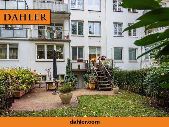 Schöne Gartenwohnung mit großer Terrasse im Auenviertel