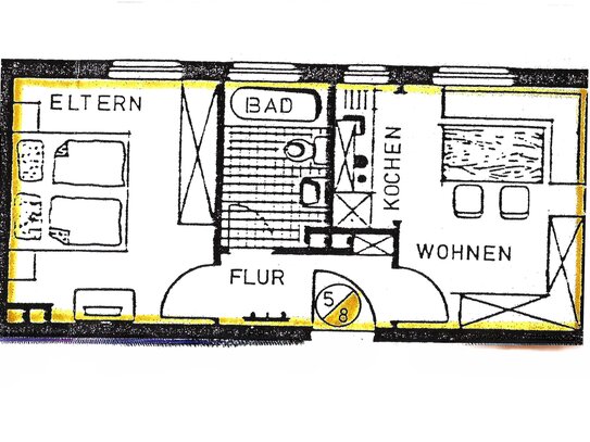 2-Zimmer-Wohnung in Weißenhorn - renovierbedürftig