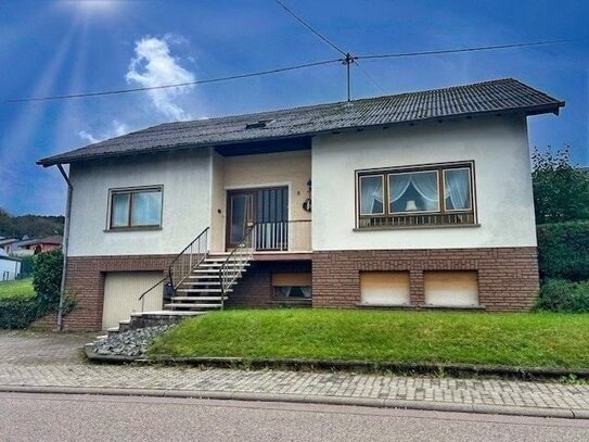 Einfamilienhaus mit viel Platz und einem schönen Garten in Nonnweiler-OT