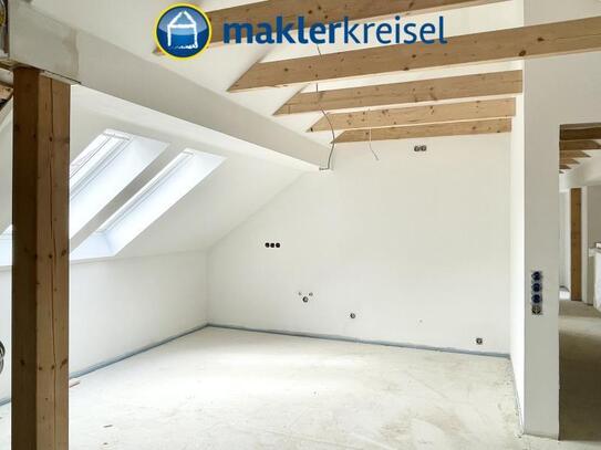 Traumhafte Dachgeschosswohnung mit Loggia kurz vor Fertigstellung! Barriere- und provisionsfrei!