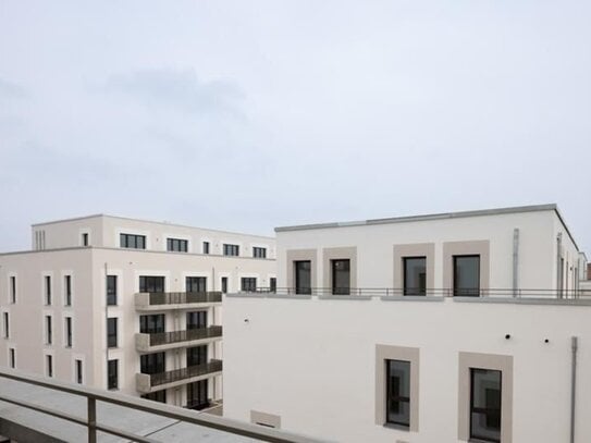 Praktischer Grundriss - 1,5 Zimmer Seniorenwohnung im Neubau 60+ mit großer Terrasse