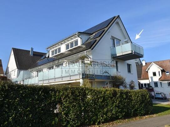 Loftartige 2,5-Zimmer-Dachgeschosswohnung mit Seeblick auf der Insel Reichenau