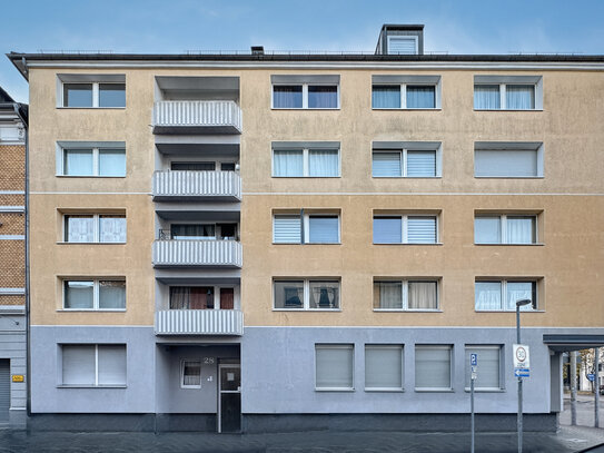 Renovierte 2-Zimmer Eigentumswohnung mit ca. 55 m² und Loggia in zentraler Lage von Mülheim an der Ruhr