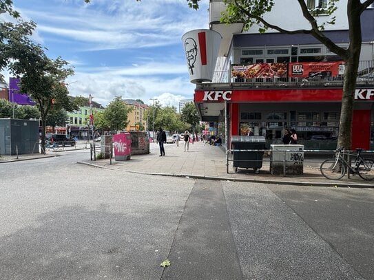 Reeperbahn ca. 230m² für Imbiss inkl. Vollküche & Kiosk zzgl. Außenflächen hoher Abstand