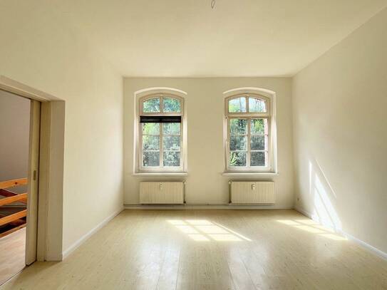 Maisonette-Wohnung mit Einbauküche + Wanne in JÜTERBOG | Erdgeschoss + Souterrain + großer Keller