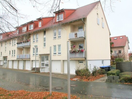 Solide Kapitalanlage in Ortsteil Weimar, 2 Zi., 56 qm, 2. OG, gut vermietet, Balkon, Garage