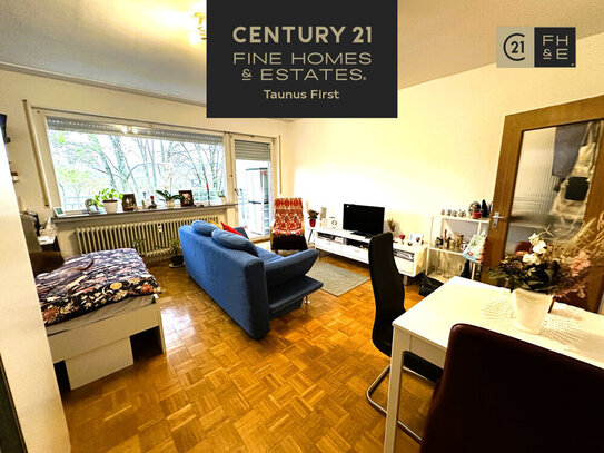 Top investment, quiet location, 1.5-room apartment, balcony, outdoor parking lot, Liederbach/Taunus