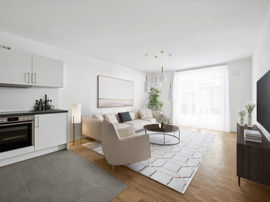 Neubau - Großzügige 3,5-Zimmer-Maisonette mit Balkon und EBK