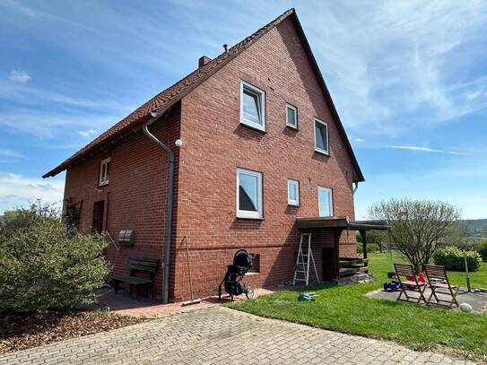 Charmante Erdgeschosswohnung mit Gartenflair und Blick ins Innerstetal im idyllischem Holle-Heersum