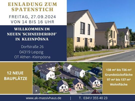 Baugrundstück für Ihr neues Zuhause - 3 neue Einfamilienhäuser in Leipzig