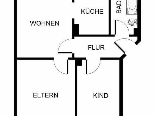 Demnächst frei! 3-Zimmer-Wohnung in Gelsenkirchen Hassel