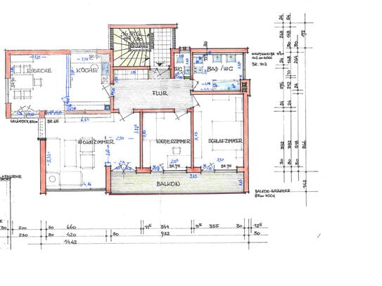 Attraktive und gepflegte 4-Raum-Wohnung mit Balkon in Zirndorf