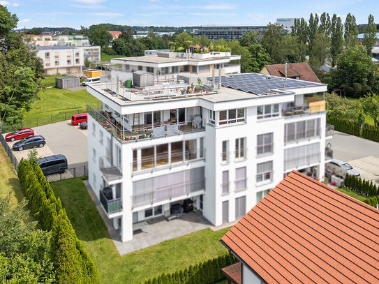 "Einmalige Gelegenheit - 3-Zimmer-Penthouse-Wohnung mit 58 m² Dachterrasse in Bad Waldsee"