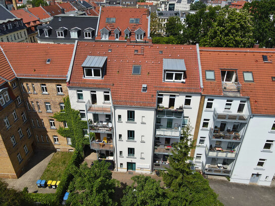 2-Zimmerwohnung mit Balkon und Stellplatz in Altlindenau