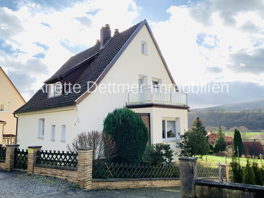 Gepflegtes Einfamilienhaus mit Garten und Panorama über Meimerhausen