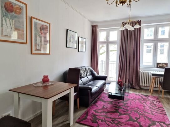 Schöne 1,5-Zimmer Wohnung mit Balkon am Tiergarten (Erstbezug nach Kernsanierung)