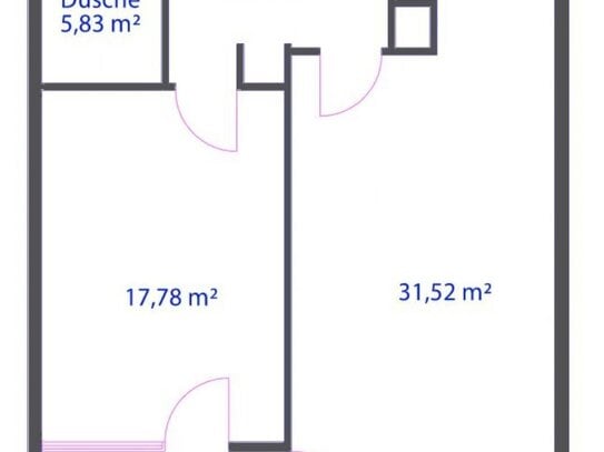 Bogenhausen/Prinzregentenhof - 2 ZKB, Balkon, Tiefgarage, Fernwärme