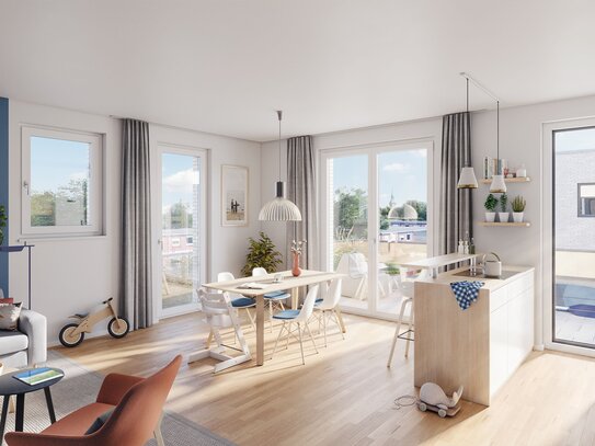 Moderne barrierefreie 4-Zimmer-Eigentumswohnung in Kappeln | WE 355