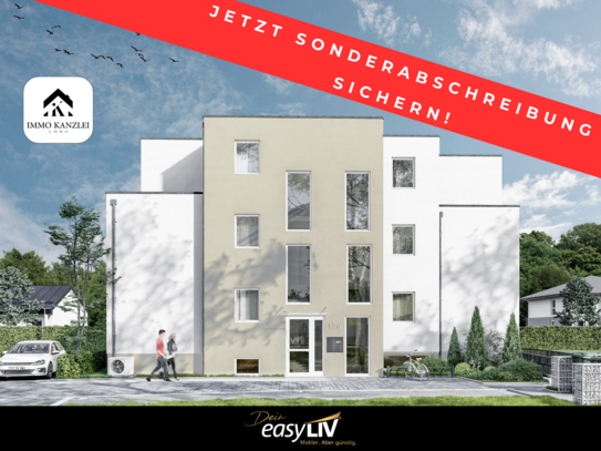 Zukunftssicher wohnen: Barrierefreundliche Neubauwohnung mit Balkon und KfW 40+!"