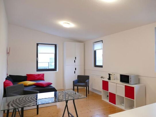 Nippes, furnished MÖBLIERT, 30qm, Altbau, 1-Zimmer- Wohnung & Bad & Flur, Denkmal, wunderschön