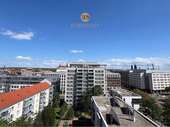 sofort bezugsfähige, neuwertige Wohnung mit Blick über Dresden