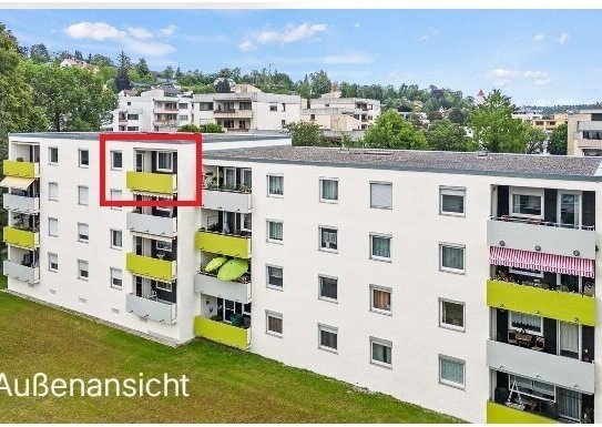 2,5-Zimmer-Wohnung mit 2 sonnigen Balkonen, EBK, TG-Stellplatz, ... in Biberach/Riß (Kernstadt)