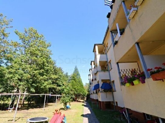 SCHNELL zugreifen!!!! Kleine 3-Raum-Wohnung mit Balkon und Parkett in Gohlis - ruhig gelegen