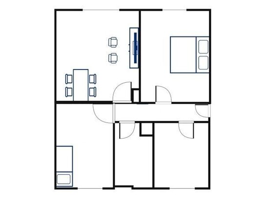 Jetzt zugreifen: individuelle 3-Zimmer-Erdgeschosswohnung