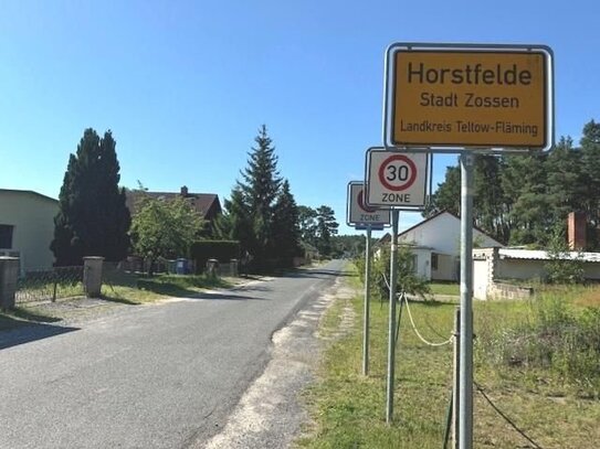 Sonniges Siedlungsgrundstück am Waldrand