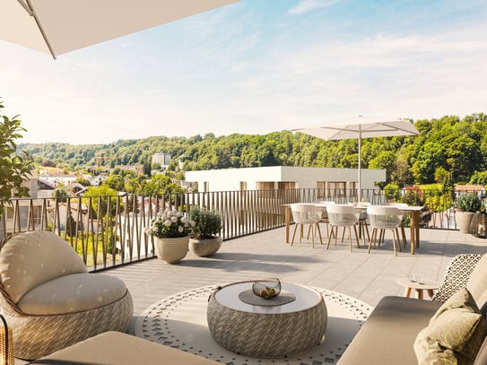 Lumper Höhe - Dachgeschosswohnung mit großer Dachterrasse in beliebter Lage