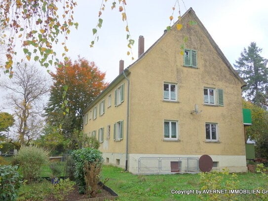 +++ AVERNET - RENOVIERUNGSBEDÜRFTIGE 3 ZIMMERWOHNUNG MIT BALKON UND GARTEN IN DETTIGHOFEN +++