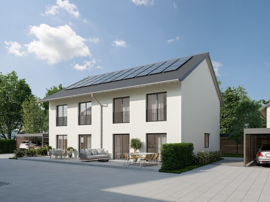 KfW 40 Neubau bei Obertraubling-tolle Doppelhaushälfte, schönes Einfamilienhaus in idyllischer Lage!