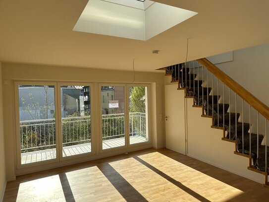 Erstbezug Maisonette-Neubauwohnung im Stadtzentrum mit grüner Aussicht