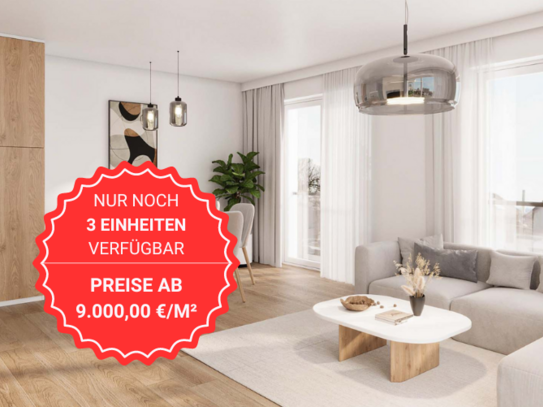 NEUBAU - Hochwertige 3-Zimmer-Dachgeschosswohnung mit 107 m² Wohn-/Nutzfläche in Waldtrudering