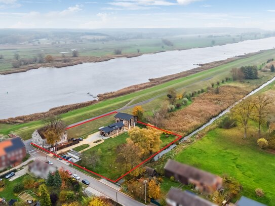 STOPP - Die Gelegenheit: Ausgezeichnetes Restaurant, idyllische Wasserlage am Touristenweg Oderaue