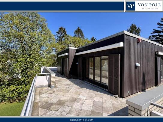 Maisonette-Penthouse mit Dachterrasse in idyllischer Lage nahe der Elbe