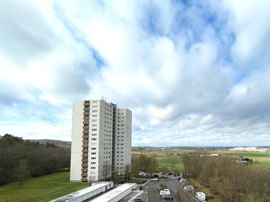 Schicke 2-Zimmerwohnung mit grüner Aussicht, moderner Ausstattung und schönem Balkon