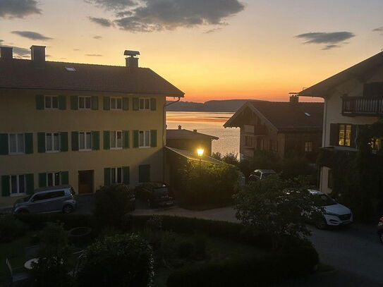 Schön gelegene, gemütliche Wohnung unmittelbar am See in Tegernsee