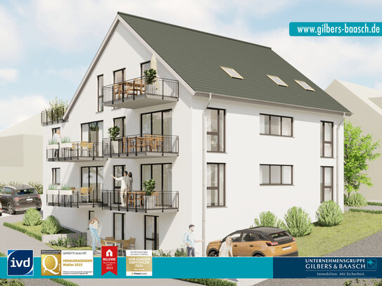 Provisionsfrei | Sirzenich: Schöne Dachgeschosswohnung mit Balkon, Aufzug in top TR-LUX Anbindung!