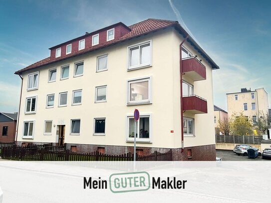 Helle 2,5-Zimmer-Wohnung mit Süd-Balkon und moderner Einbauküche in Bremerhaven-Wulsdorf