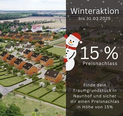 WINTERAKTION BIS 31.03.2025: Doppelhaushälfte gewünscht?