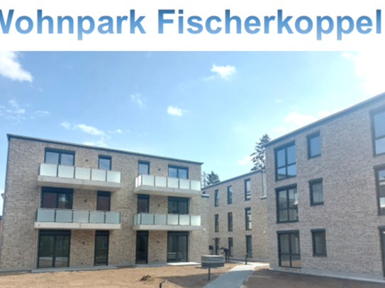 Neubau: Wohnpark Fischerkoppel: Exklusive 4-Zi.-EG-Whg. (ca. 106,71 m²) mit EBK + großer Terrasse + TG-Stellplatz in ze…
