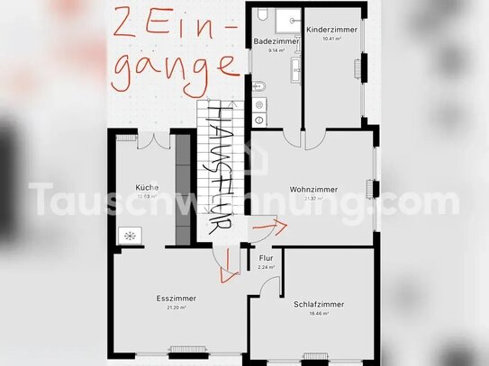 [TAUSCHWOHNUNG] Altbau Beletage in Nippes gegen Wohnung/Haus in Köln/Umkreis