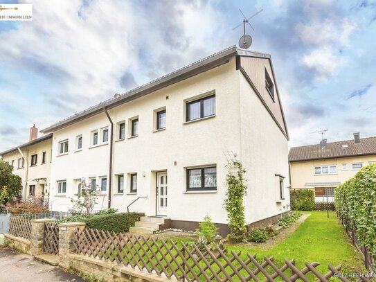 Das hat Potential! Reiheneckhaus in familienfreundlicher Lage mit Garage und hübschem Garten