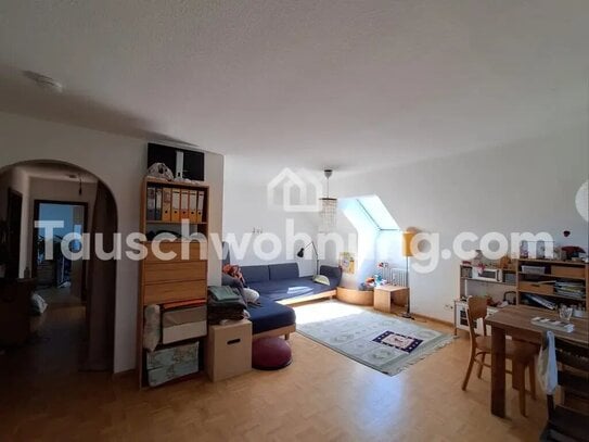 [TAUSCHWOHNUNG] Schöne helle DG Maisonette Wohnung mit Vogesenblick